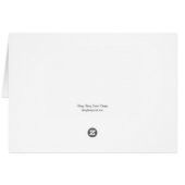 Einfach Chic Wedding Tischnummer Card (Rückseite Horizontal)