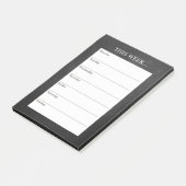 Einfach Chic Weekly Planner | Kopfbrett Post-it Klebezettel (angewinkelt)