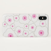 Einfach Chic White Cherry Blüten Case-Mate iPhone Hülle (Rückseite (Horizontal))