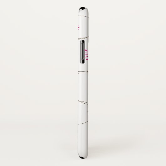 Einfach Chic White Cherry Blüten Case-Mate iPhone Hülle (Hinten/Rechts)