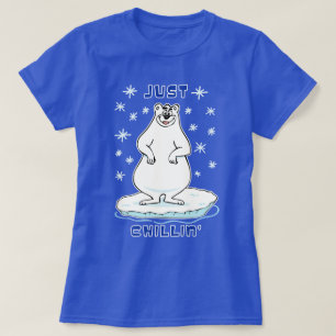 Einfach chillen Eisbär T-Shirt