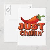 Einfach chillen postkarte (Vorne/Hinten)
