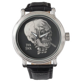 Einfach chillen Schädel Armbanduhr