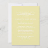 EINFACH CHISCHER FOTO-COLLAGE-ABSCHLUSS EINLADUNG (Rückseite)