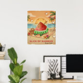 Einfach cool, farbenfroh, trendy, modern, minimali poster (Heimbüro)