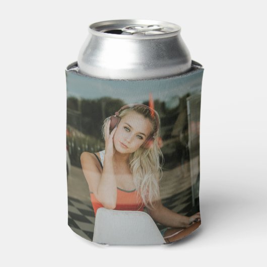 EINFACH! Cooler - Personalisiert - Bild hinzufügen Dosenkühler (Kanne Vorderseite)