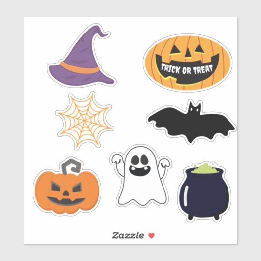 Einfach cooles Halloween Aufkleber (Blatt)