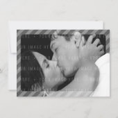 EINFACH DANK, DASS SIE DIE schlichte Art der weiße Mitteilungskarte (Rückseite)