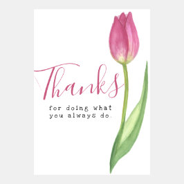 Einfach dank Pink Tulip