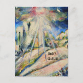 "Einfach dankbar" inspirierende Postkarte (Vorderseite)