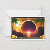 Einfach dankbar" mitteilungskarte (Rückseite)