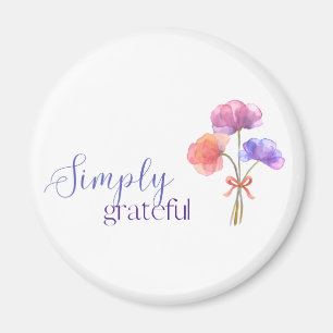 Einfach dankbarer Magnet