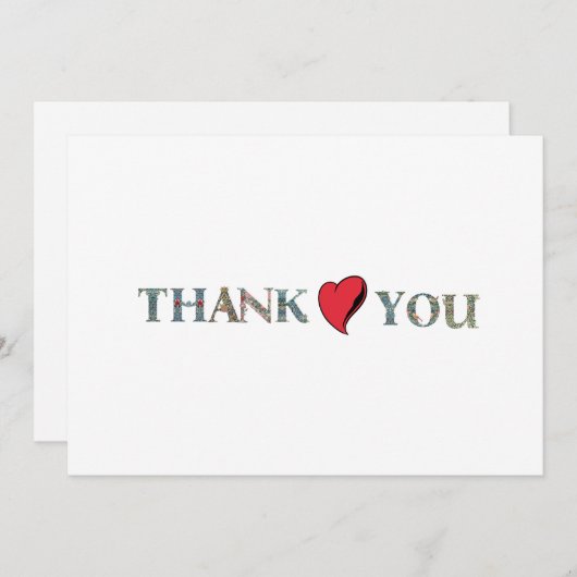 Einfach danke (Vorne/Hinten)