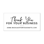 Einfach danke für Ihr Unternehmen Gummistempel (Prägung)