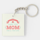 Einfach danke Mama Muttertag | SCHLÜSSELANHÄNGER (Rückseite)