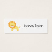 Einfach danke, mit gelben Lion Einlegekarten (Rückseite)