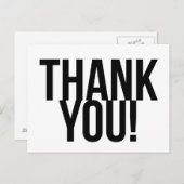 Einfach danke postkarte (Vorne/Hinten)