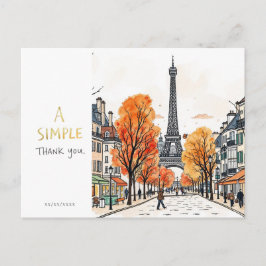 Einfach danke postkarte