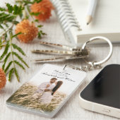 Einfach Dankeschön Gastgeschenk Hochzeit Foto von Schlüsselanhänger (Vorderseite rechts)