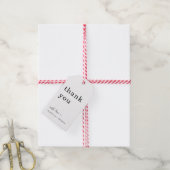 Einfach Dankeschön Geschenkmarke Geschenkanhänger (Mit Garn)