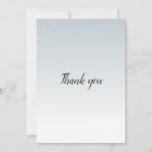 Einfach Dankeschön Karte. Einladung (Vorderseite)