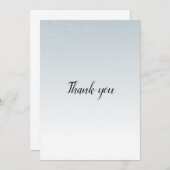 Einfach Dankeschön Karte. Einladung (Vorne/Hinten)