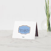 Einfach Dankeschön-Karte senden Dankeskarte (Rückseite)