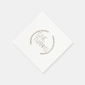 Einfach Dankeschön Napkin Serviette (Ecke)