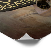 einfach das Atemschnellposter 23 Poster (Ecke)