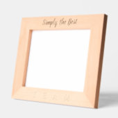 Einfach das beste Team Geätzte Rahmen (Links)