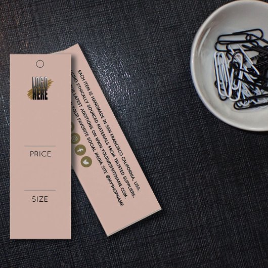 Einfach das Logo mit dem Preis für die verschwomme