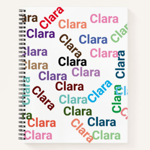 Einfach den Namen Typografie, Kalligrafie und Farb Notizblock