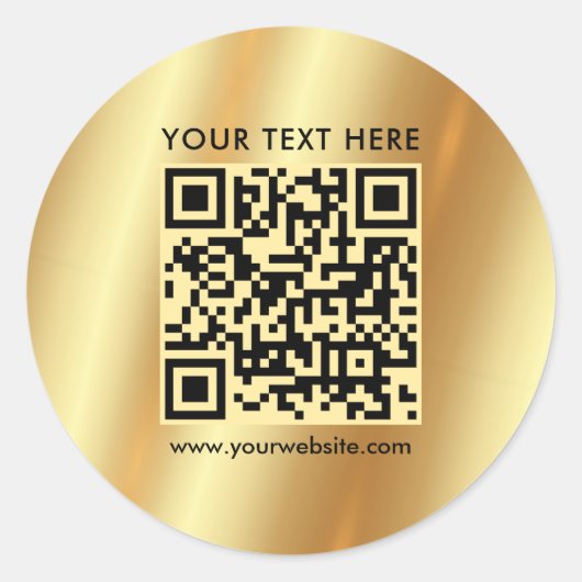 Einfach den QR-Code für Ihr benutzerdefiniertes Te Runder Aufkleber (Vorderseite)
