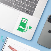 Einfach den Vinyl-Aufkleber nach Maß aufladen Aufkleber (Laptop mit iPhone)