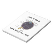 Einfach den Weg zum Erfolg ebnen (Augenanatomie) Notizblock (Rotiert)