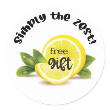 Einfach der leckerste lemon-freie Geschenksticker