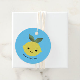 Einfach der Zest Niedliche Kawaii Lemon Geschenkanhänger
