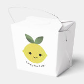 Einfach der Zest Niedliche Kawaii Lemon Geschenkschachtel (Rückseite)