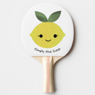 Einfach der Zest Niedliche Kawaii Lemon Tischtennis Schläger