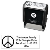 Einfach Design - Ihre Adresse, Ihr Symbol und Ihre Permastempel (Beispiel)