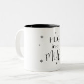 Einfach Designt  Zweifarbige Tasse (Vorderseite Links)