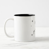 Einfach Designt  Zweifarbige Tasse (Links)