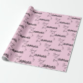 Einfach die Beste Personalisierte Rosa Geschenkpapier (Ungerollt)