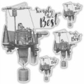 Einfach die beste Spreizmaschine Aufkleber (Vorderseite)