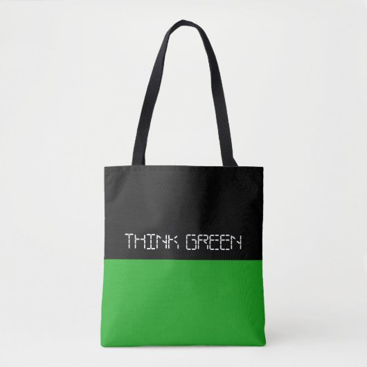 Einfach die Farben GRASS GREEN und Ihren Text Tasche (Vorderseite)