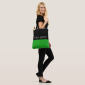 Einfach die Farben GRASS GREEN und Ihren Text Tasche (Am Model)