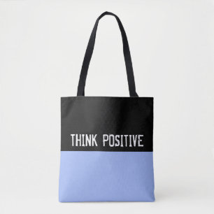 Einfach die Farben LICHT BLAU und Ihren Text Tasche