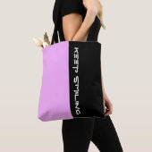 Einfach die Farben LICHTPINK und Text Tasche (Von Nahem)