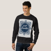 Einfach die Grafik durchatmen Sweatshirt (Vorne ganz)