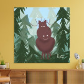 Einfach die Leinwand mit Stretcheln herumschieben (Insitu (Wohnzimmer))